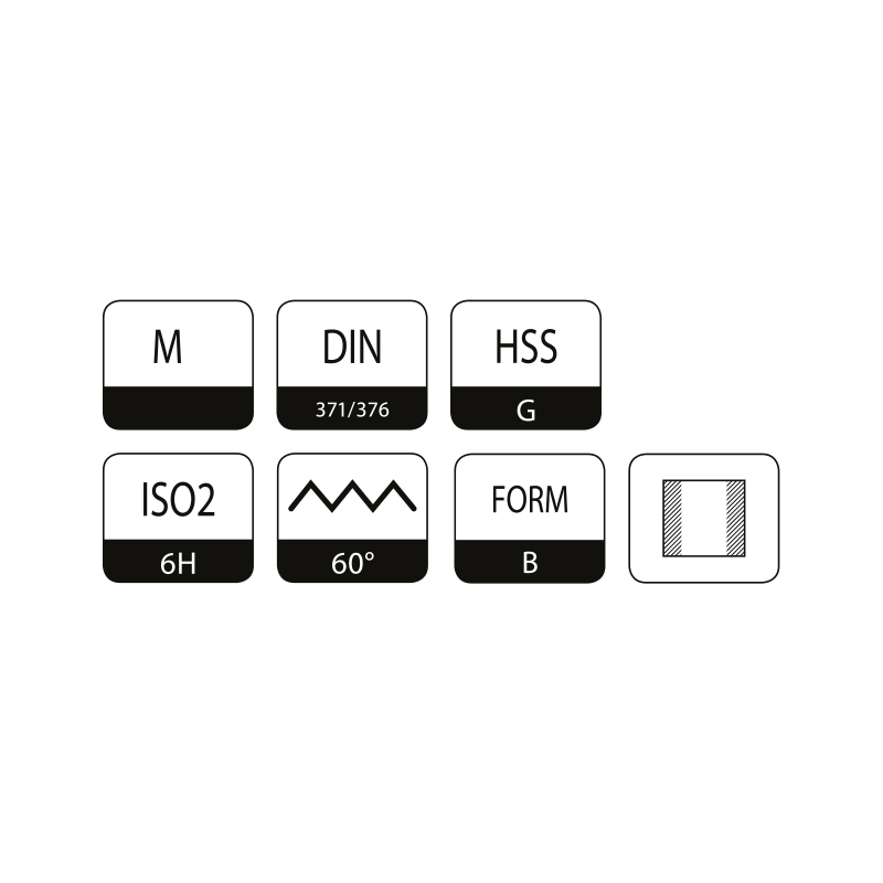 HSS-G (COBALTSIZ) DIN 371 B