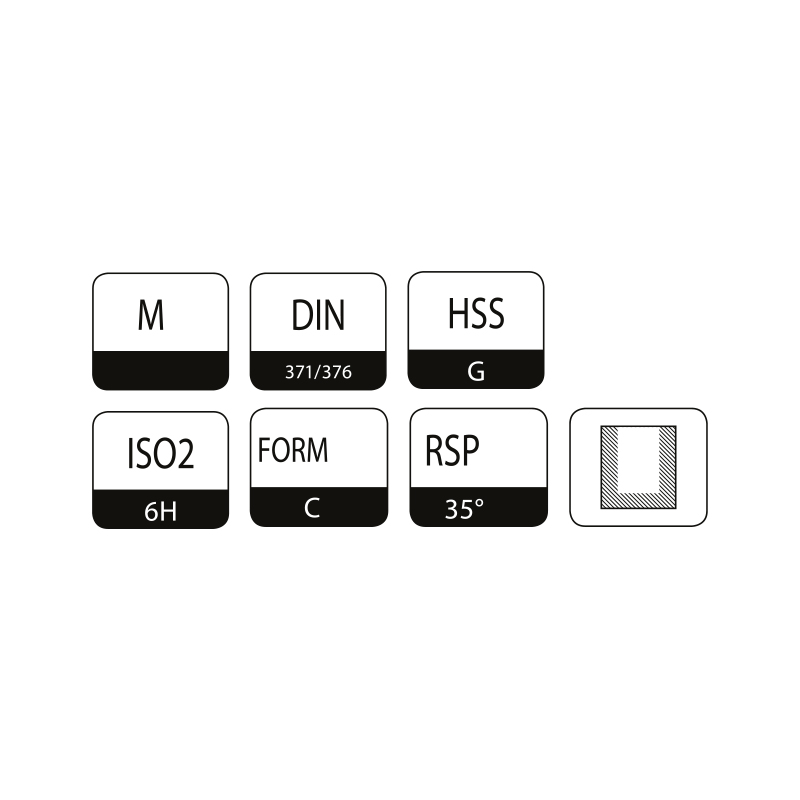 HSS-G (COBALTSIZ) DIN 371 RSP